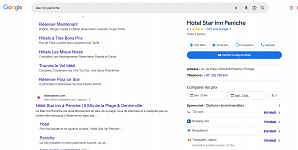 Widget on Google Hotel ads