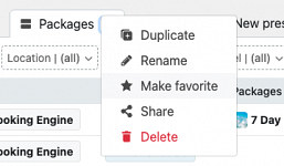 "Packages" info in exported CSV