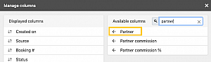 Put back Camp's Name in the booking overview
