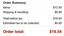 Display American Style Taxes at Checkout