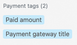 Email template tags for Refunds